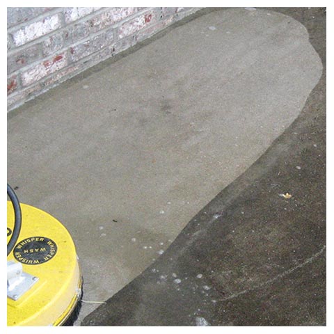 concrete floor and sidewalk cleaning