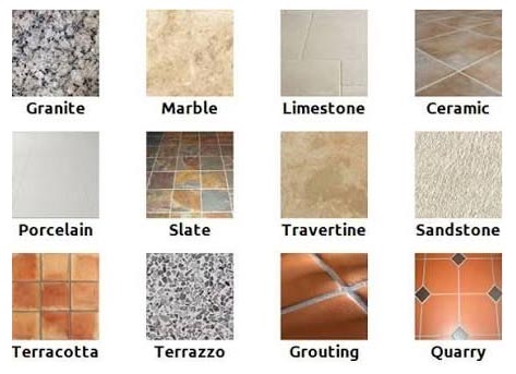 types of tile