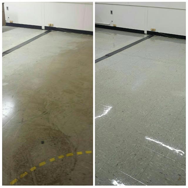 Vinyl Tile, VCT, Laminate Floor Cleaning